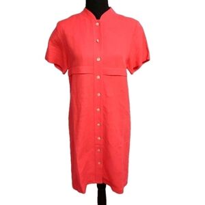 Tom And Linda Platt Linen Sheath Dress